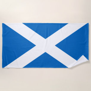 Toalha De Praia Scotland flag Beach Towel
