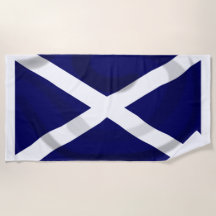 Scottish Saltyre Beach Towel