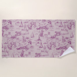 Toalha De Praia Sea Dog Toile Bouvier Des Flandres Beach Sand