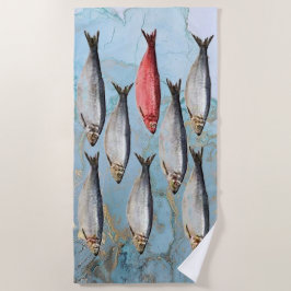 Toalha De Praia Sea Fisheries Beach Towel