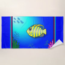 Sea Themed Beach Towel
