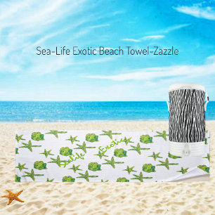 Toalha De Praia Sealife Exotic