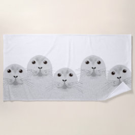 Toalha De Praia Seals Beach Towel