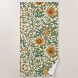 Toalha De Praia Seamless Arts and Crafts style repeating pattern