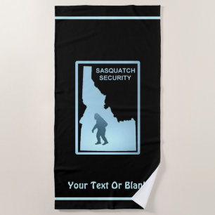 Toalha De Praia Segurança Sasquatch - Idaho