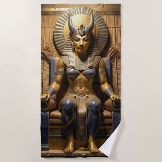 Toalha De Praia Sekhmet – Lion-Headed War Goddess