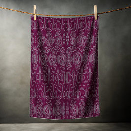 Toalha De Praia Sementes de polvo têxtil de fibrose do vinho, padr