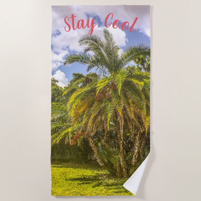 Toalha De Praia Senegal Date Palm Beach Towel (Frente)