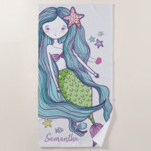 Sereia Crianças Personalizado