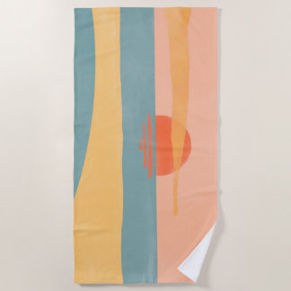 Toalha De Praia Serene Sunset Beach Towel