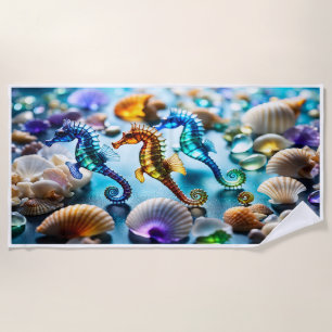 Toalha De Praia Serenidade do cavalo marinho: Oasis Beach Towel su