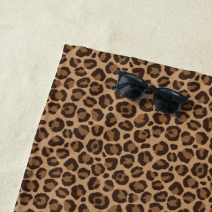 Toalha De Praia Série Leopardo Clássica Design 12