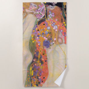 Toalha De Praia Serpentes de Água, Gustav Klimt