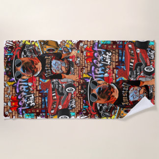 TOALHA DE PRAIA SERVIETTE DE PLAGE