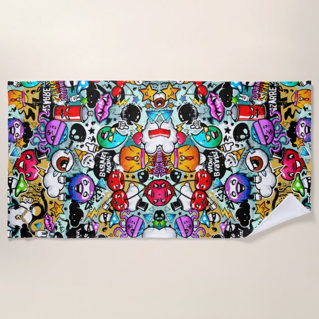 TOALHA DE PRAIA SERVIETTE DE PLAGE  (Frente)