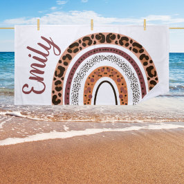 Toalha De Praia Serviette De Plage arc-en-ciel, cor do arco-íris