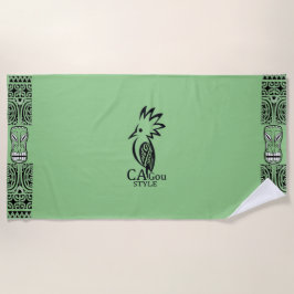 Toalha De Praia Serviette de plage Cagou Style