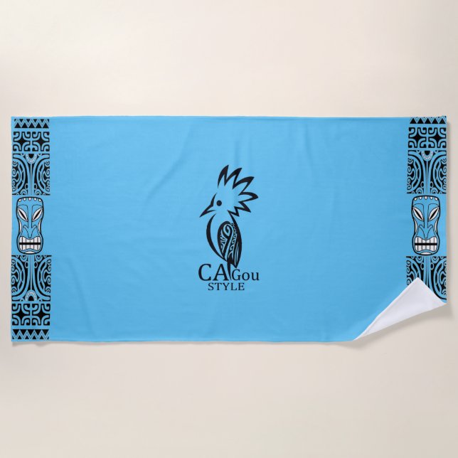 Toalha De Praia Serviette de plage Cagou Style (Frente)