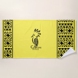Toalha De Praia Serviette de plage Cagou Style