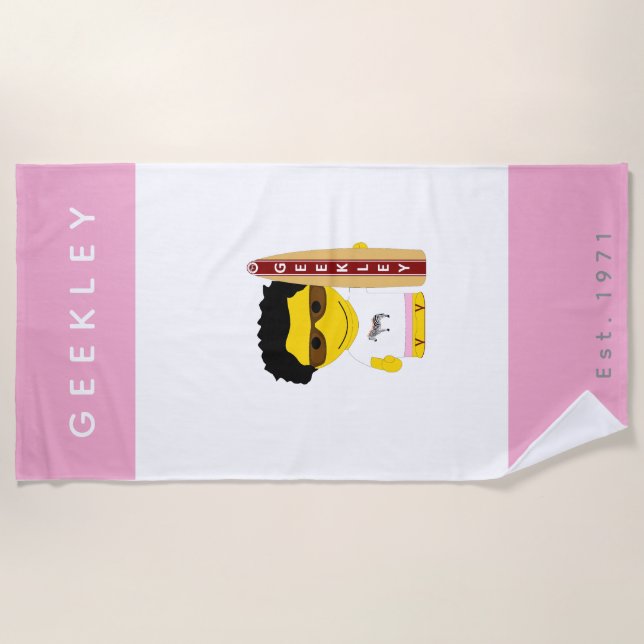 Toalha De Praia Serviette de plage GEEKLEY (Frente)