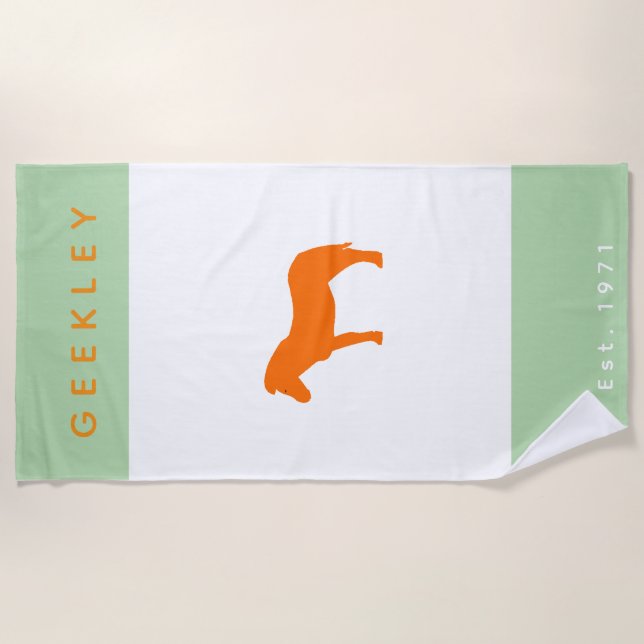 Toalha De Praia Serviette de plage GEEKLEY (Frente)