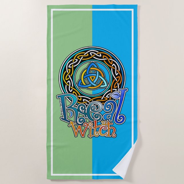 Toalha De Praia Serviette De Plage Real Witch (Frente)