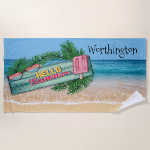 Toalha De Praia Seu nome é Beach Towel
