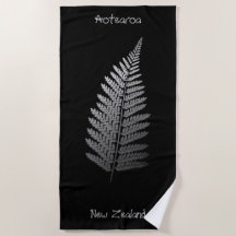 Silver Fern Beach Towel