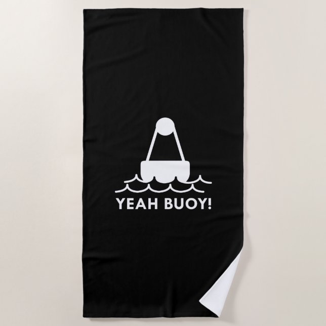 Toalha De Praia Sim, Buoy! (Frente)