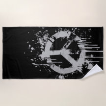 Símbolo de Paz Grunge – Design de Arte Urbano de R