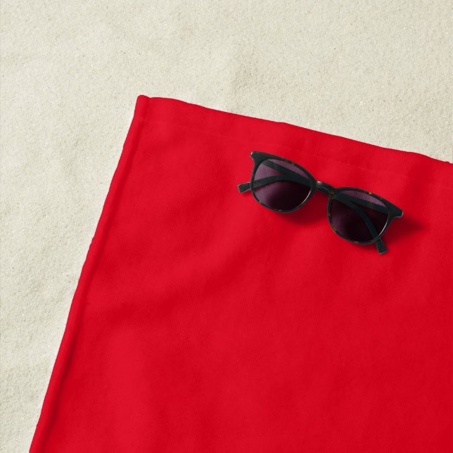 Toalha de Praia Simple Red Authority® (In Situ)