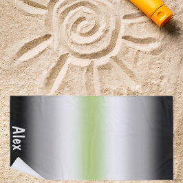 Toalha De Praia Sinalizador de Ordenação do Agender Gradiente com