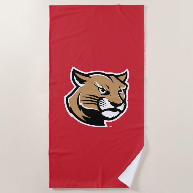 Toalha De Praia SIUE Cougars (Frente)