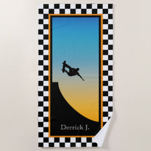 Toalha De Praia Skateboard Verificado