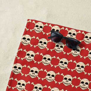Toalha De Praia Skull & Crossbones Beach Towel