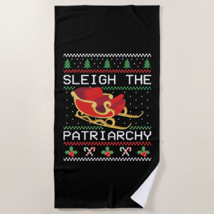 Toalha De Praia Sleigh O Patriarcado I