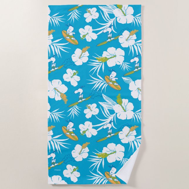 Toalha De Praia Snoopy Brooklyn Beach Pattern (Frente)