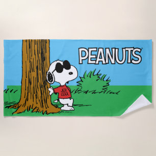 Toalha De Praia Snoopy "Joe Legal" em pé