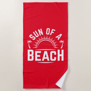 Toalha De Praia Sol De Uma Praia