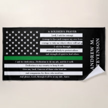 Soldados Rezam para Personalizar Linha Verde Fino