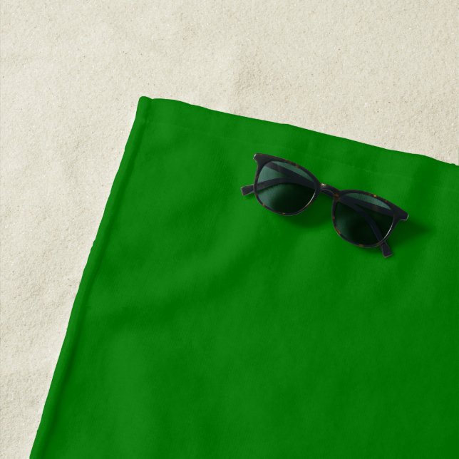 Toalha De Praia Solid bright green (In Situ)