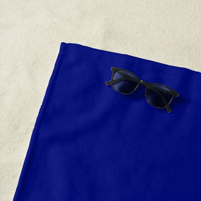 Toalha De Praia Solid deep blue (In Situ)