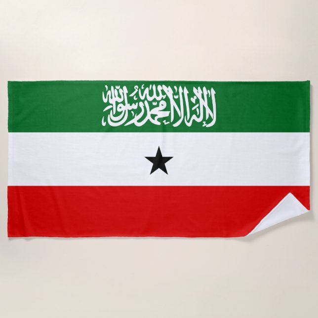 Toalha De Praia Somaliland Flag (Frente)
