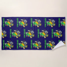 Toalha De Praia sonhador cósmico