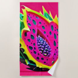 Toalha De Praia Sonho de Fruta de Dragão