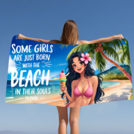 Toalha De Praia Sorbet De Melancia Rosa | Verão tropical