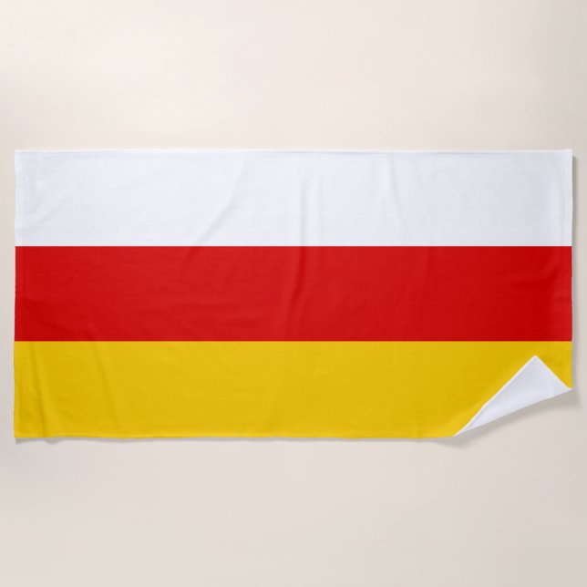 Toalha De Praia South Ossetia Flag (Frente)
