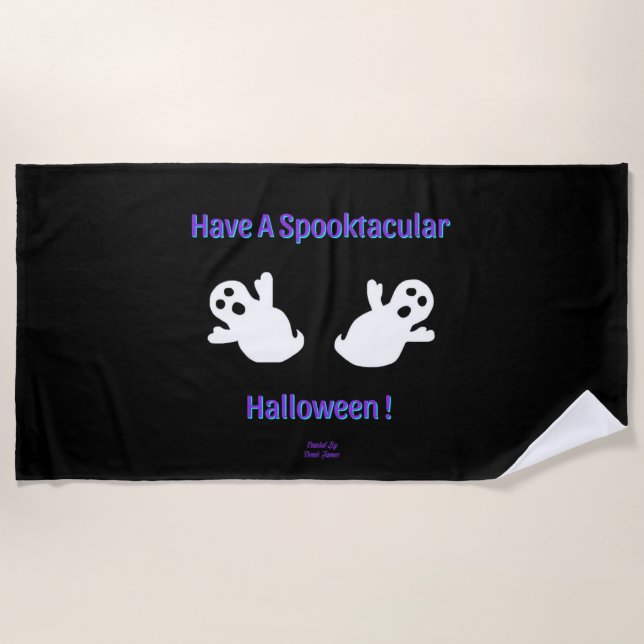 Toalha De Praia Spooktacular Ghosts Beach Towel (Frente)
