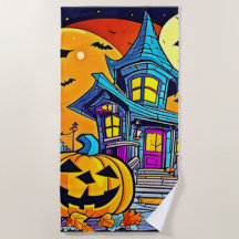Spooky Haunted House Trabalho de arte