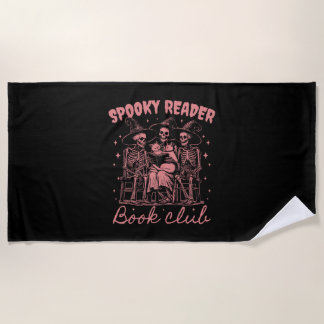 Toalha De Praia Spooky Reader Book Club D Red